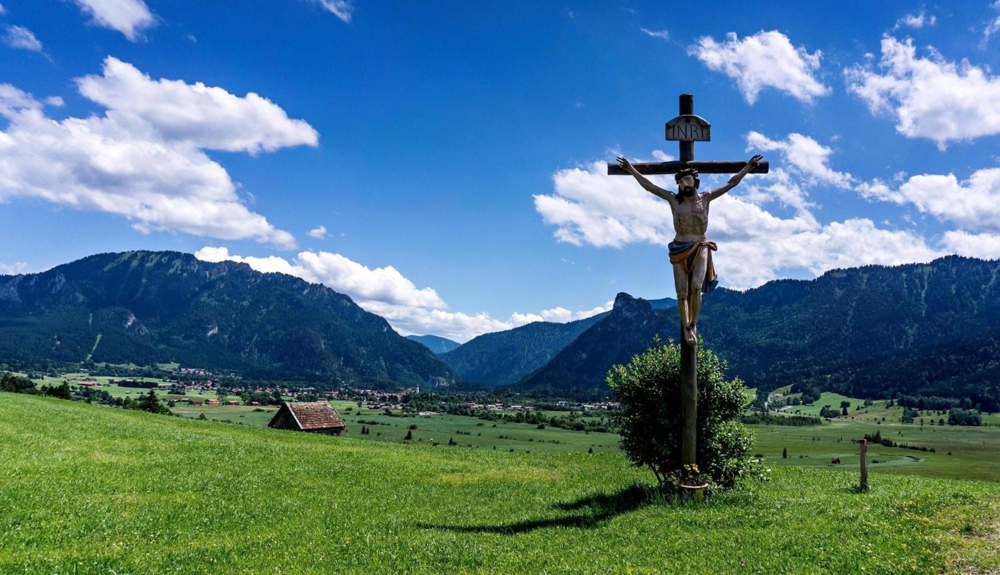 Ferienwohnung Mitteldorf Oberammergau Exterior photo